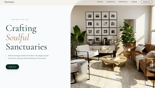 AARANYA - Interior Designers Theme 02 Preview